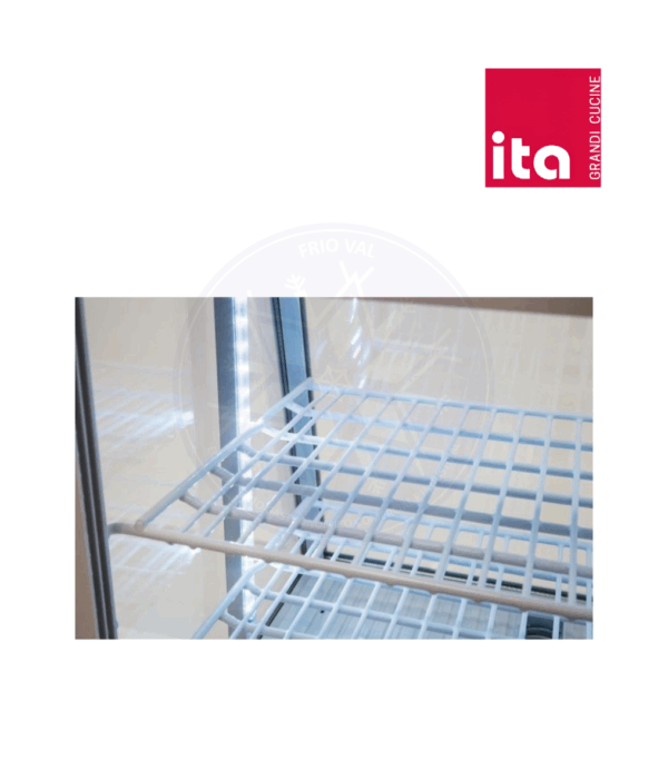 Vitrina Pastelera 100 lt Sobremesa Blanca Ita - Imagen 2