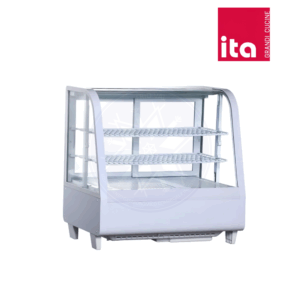 Vitrina Pastelera 100 lt Sobremesa Blanca Ita