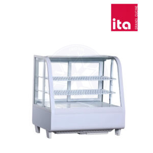 Vitrina Pastelera 100 lt Sobremesa Blanca Ita