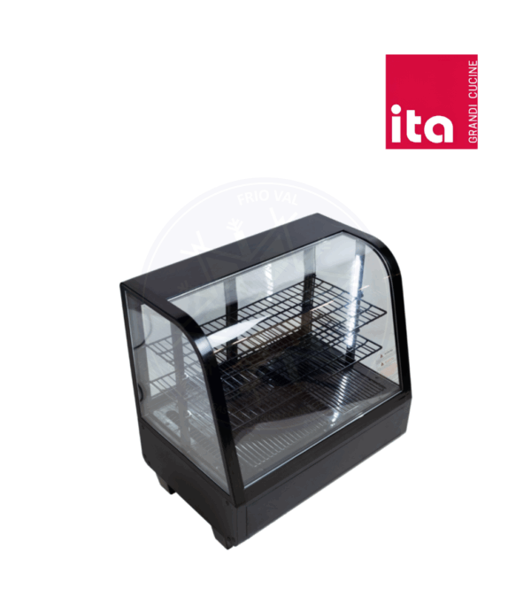 Vitrina Pastelera 100 lt Sobremesa Negra Ita - Imagen 2