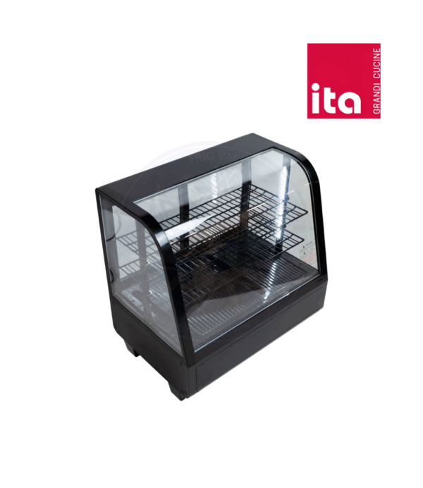 Vitrina Pastelera 100 lt Sobremesa Negra Ita - Imagen 3
