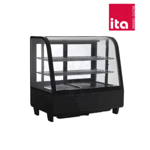 Vitrina Pastelera 100 lt Sobremesa Negra Ita