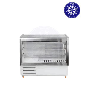 Vitrina Refrigerada 1 mt Vidrio Recto Frioval