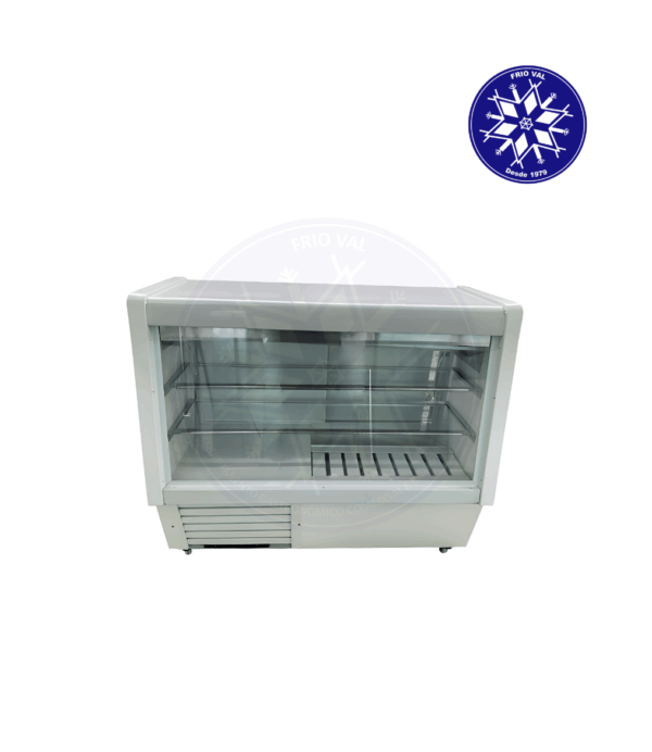 Vitrina Refrigerada 1.2 mt Vidrio Recto Frioval - Imagen 2