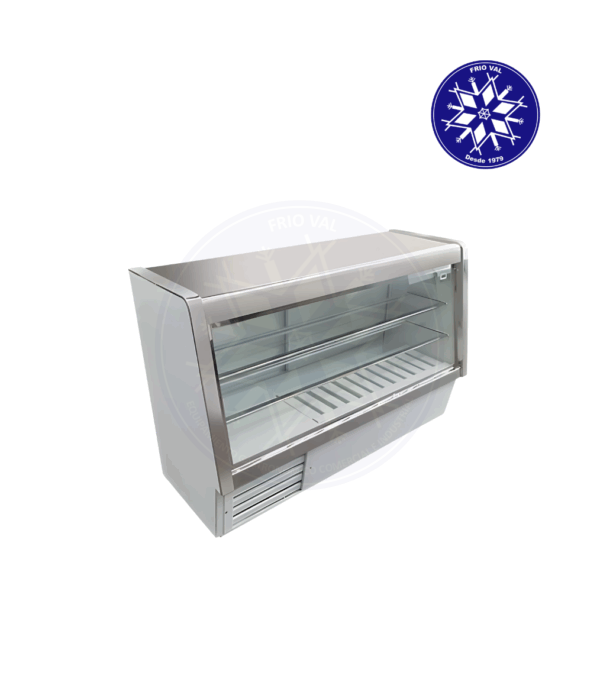 Vitrina Refrigerada 1.5 mt Vidrio Recto Frioval - Imagen 3