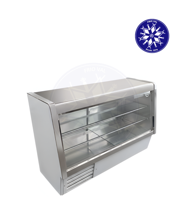Vitrina Refrigerada 1.5 mt Vidrio Recto Frioval - Imagen 3