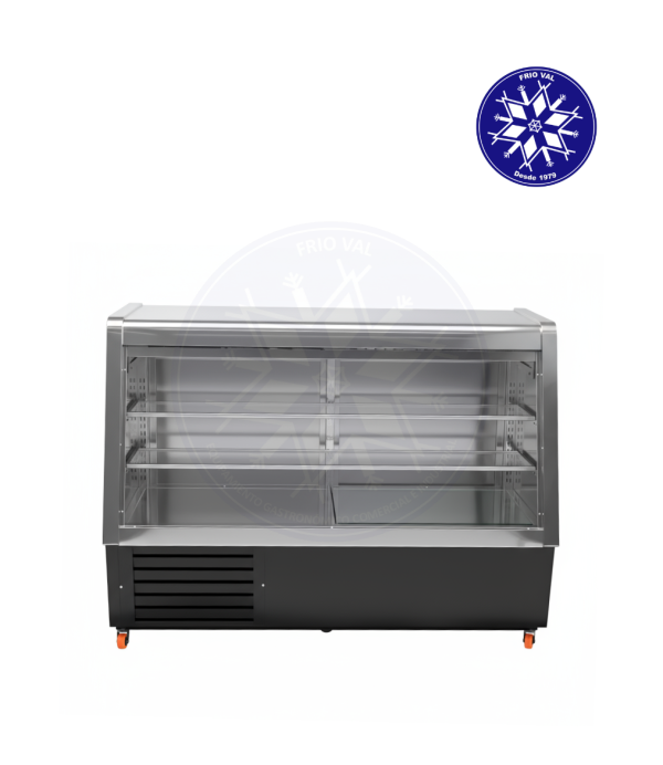 Vitrina Refrigerada 1.5 mt Vidrio Recto Frioval - Imagen 2