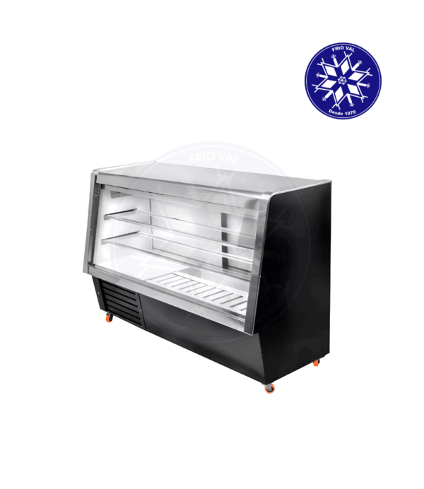 Vitrina Refrigerada 1.5 mt Vidrio Recto Frioval
