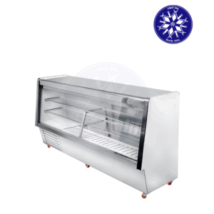 Vitrina Refrigerada 2 mt Vidrio Recto Frioval