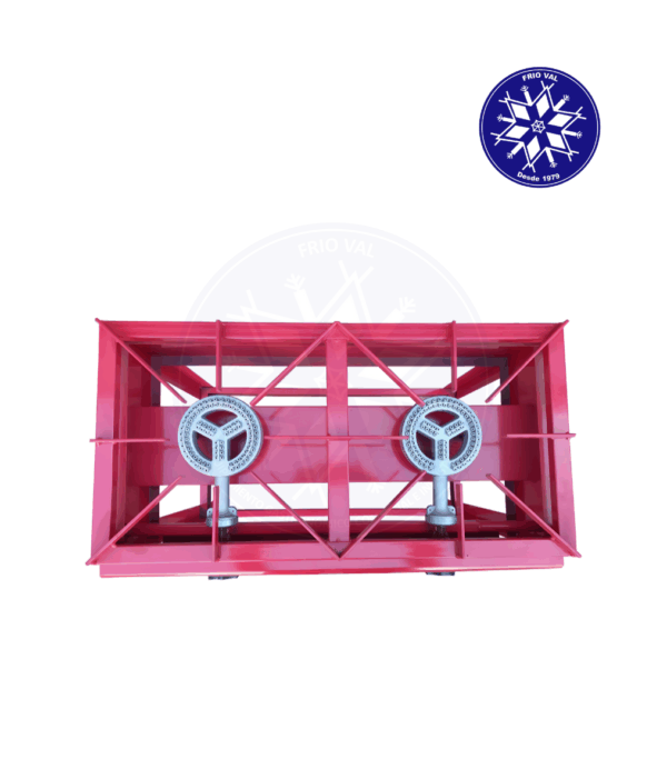 Anafe 2 Platos Alto Rojo Frioval - Imagen 2