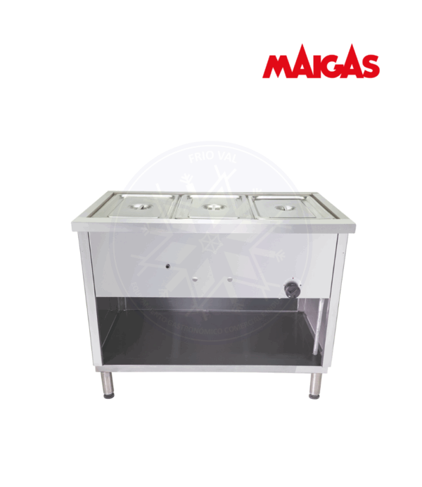 Baño María a Gas 3 Depósitos Maigas