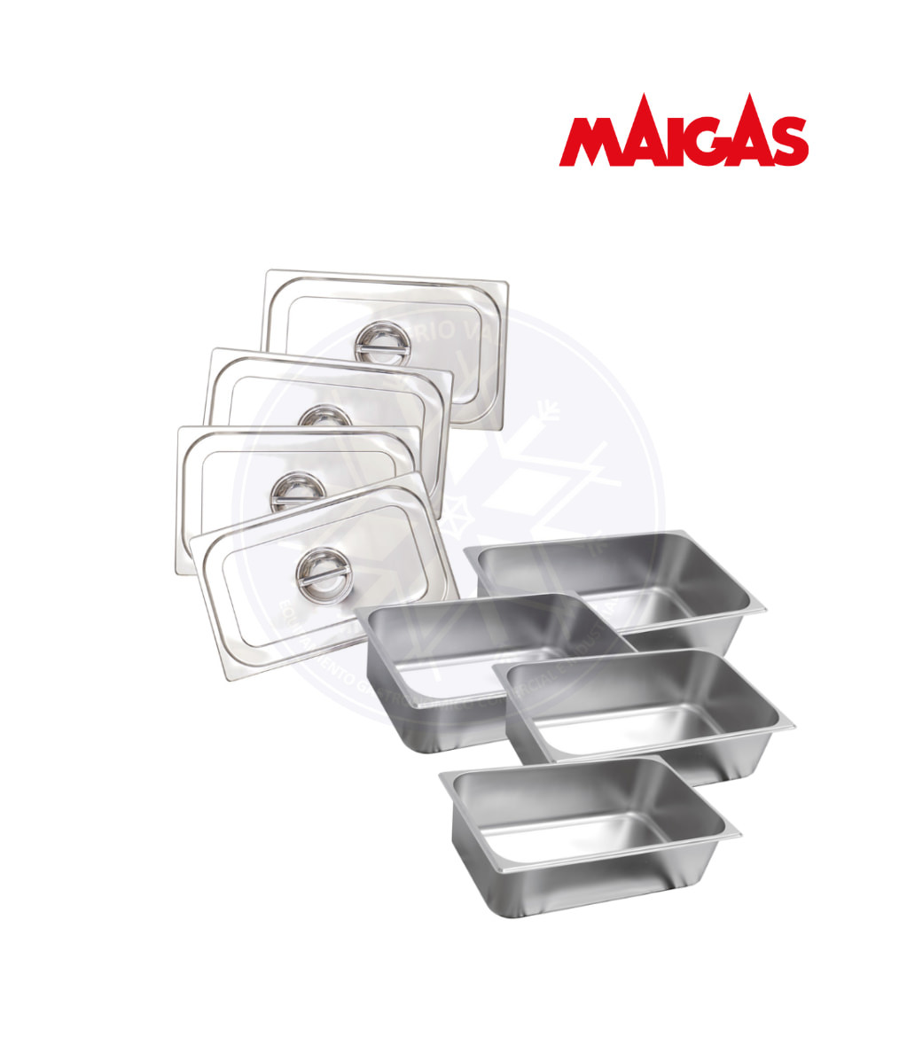 Baño María a Gas 4 Depósitos Maigas - Imagen 4