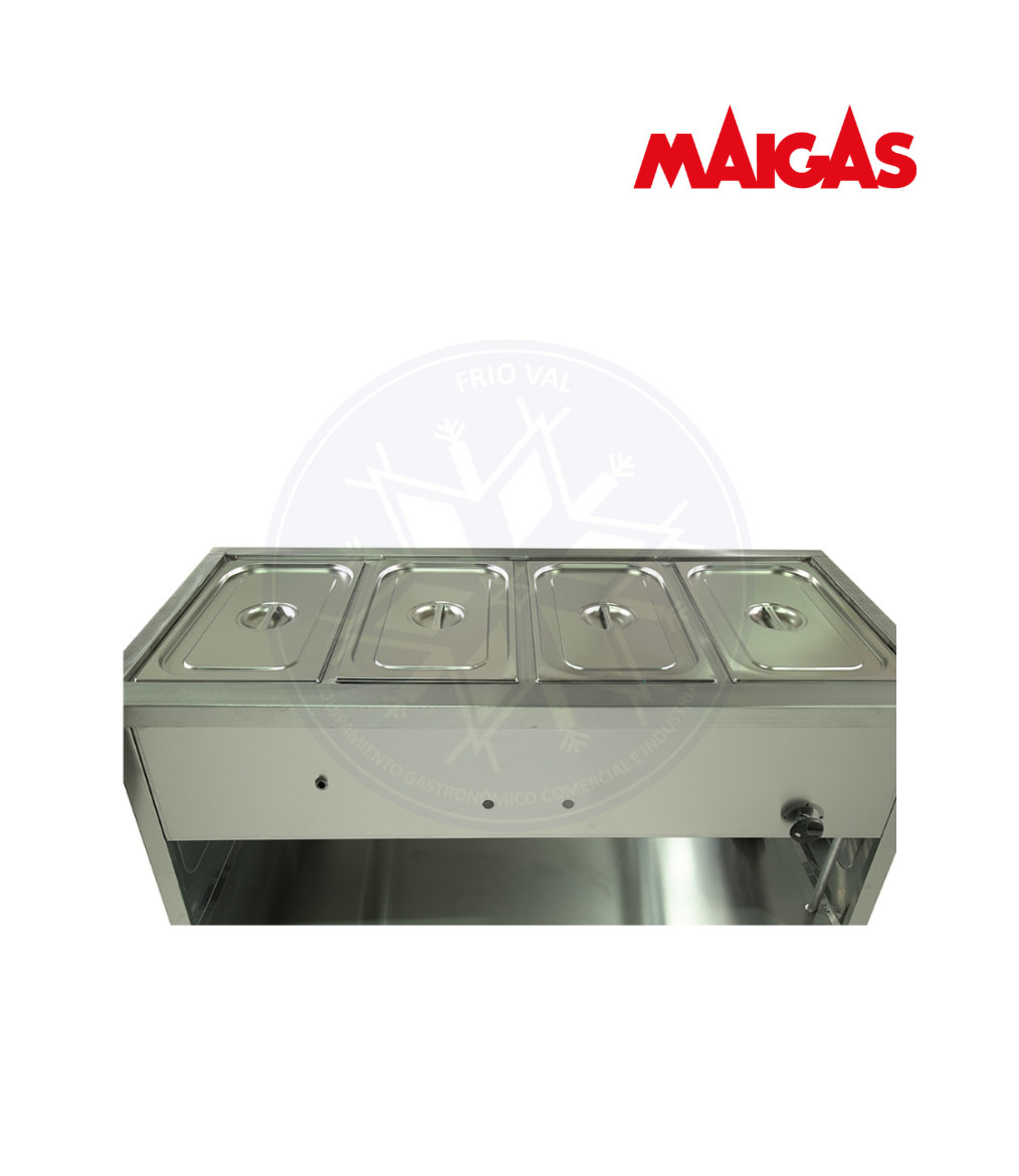 Baño María a Gas 4 Depósitos Maigas - Imagen 3