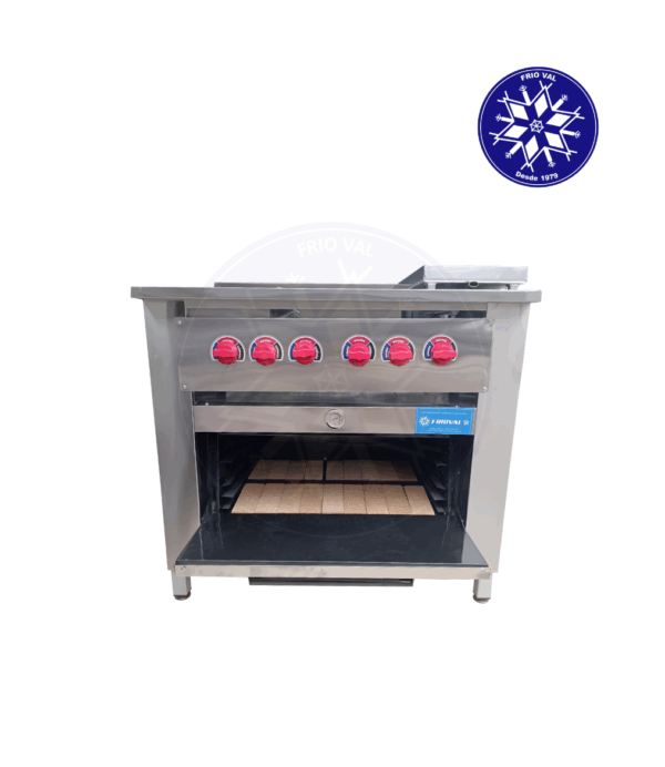 Cocina 4 Platos con Churrasquera Frioval - Imagen 2