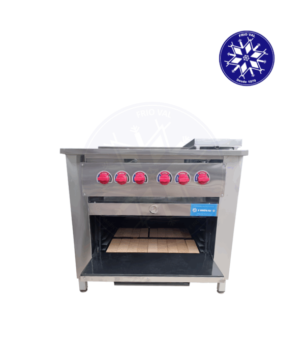 Cocina 4 Platos con Churrasquera Frioval - Imagen 2
