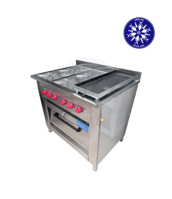Cocina 4 Platos con Churrasquera Frioval