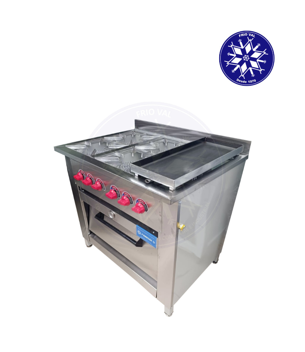 Cocina 4 Platos con Churrasquera Frioval