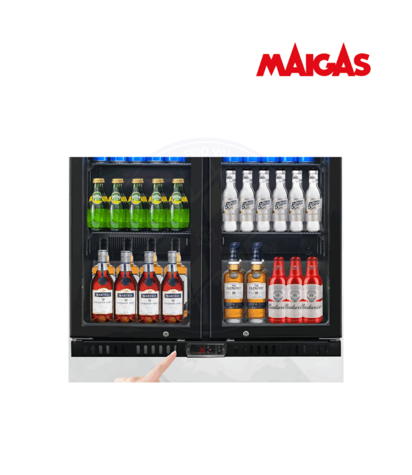 Cooler 220 lt 2 Puertas Abatibles Bajo Mesón Maigas - Imagen 3