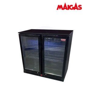 Cooler 220 lt 2 Puertas Abatibles Bajo Mesón Maigas