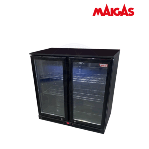 Cooler 220 lt 2 Puertas Abatibles Bajo Mesón Maigas