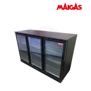 Cooler 320 lt 3 Puertas Abatibles Bajo Mesón Maigas