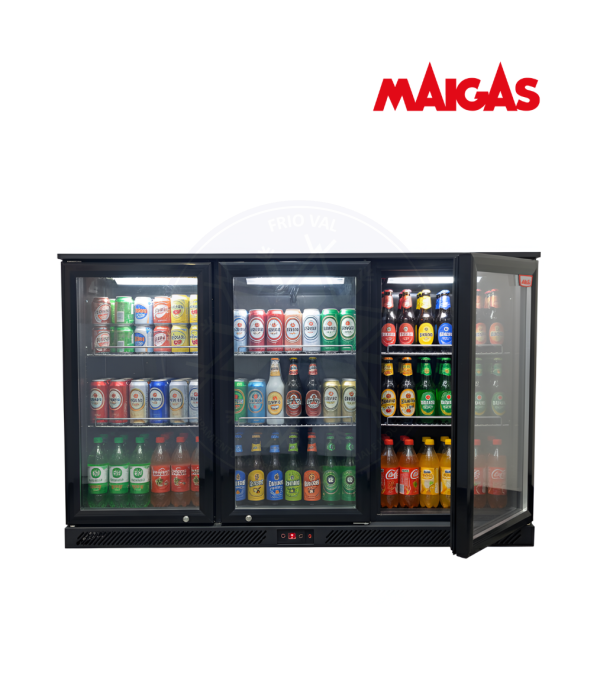 Cooler 320 lt 3 Puertas Abatibles Bajo Mesón Maigas - Imagen 3