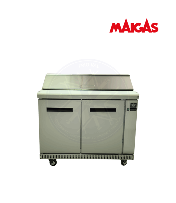 Mesón Saladette 335 lt 12 Depósitos Maigas - Imagen 3