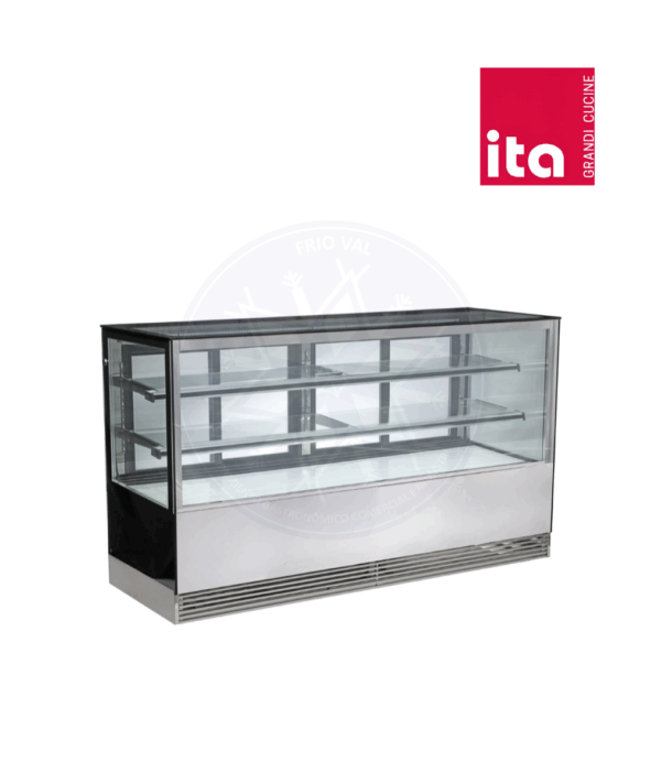 Vitrina Pastelera 2 mt Recta Ita - Imagen 3