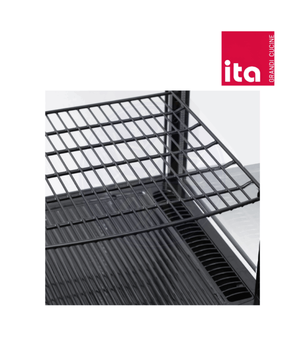 Vitrina Pastelera 235 lt Vertical Negra Ita - Imagen 2