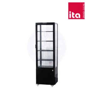 Vitrina Pastelera 235 lt Vertical Negra Ita