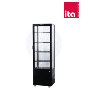 Vitrina Pastelera 235 lt Vertical Negra Ita