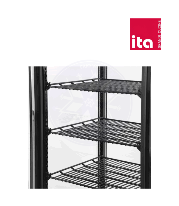 Vitrina Pastelera 98 lt Vertical Negra Ita - Imagen 3