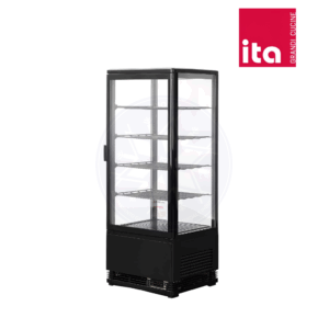 Vitrina Pastelera 98 lt Vertical Negra Ita