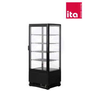 Vitrina Pastelera 98 lt Vertical Negra Ita
