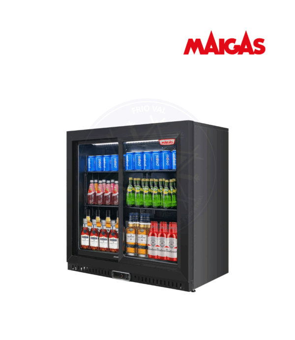 Cooler 220 lt 2 Puertas Correderas Bajo Mesón Maigas - Imagen 3
