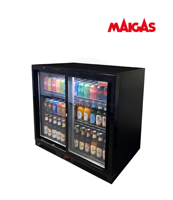 Cooler 220 lt 2 Puertas Correderas Bajo Mesón Maigas - Imagen 3