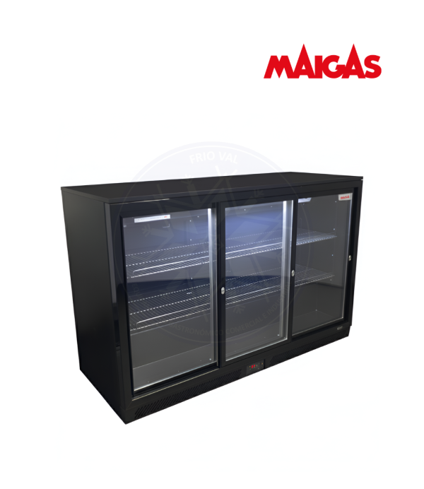 Cooler 320 lt 3 Puertas Correderas Bajo Mesón Maigas - Imagen 3
