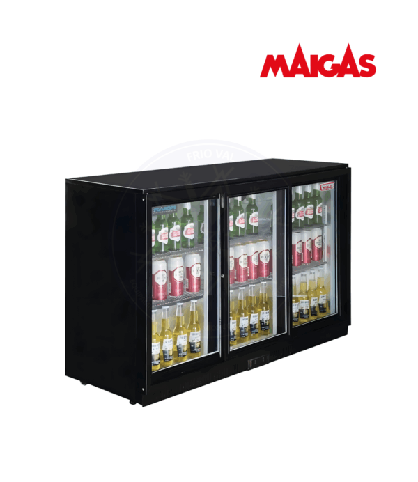 Cooler 320 lt 3 Puertas Correderas Bajo Mesón Maigas - Imagen 3
