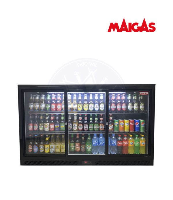 Cooler 320 lt 3 Puertas Correderas Bajo Mesón Maigas - Imagen 2