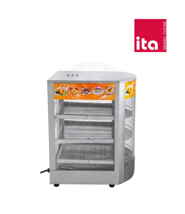 Vitrina de Calor 35 cm Acero Inoxidable Ita - Imagen 2