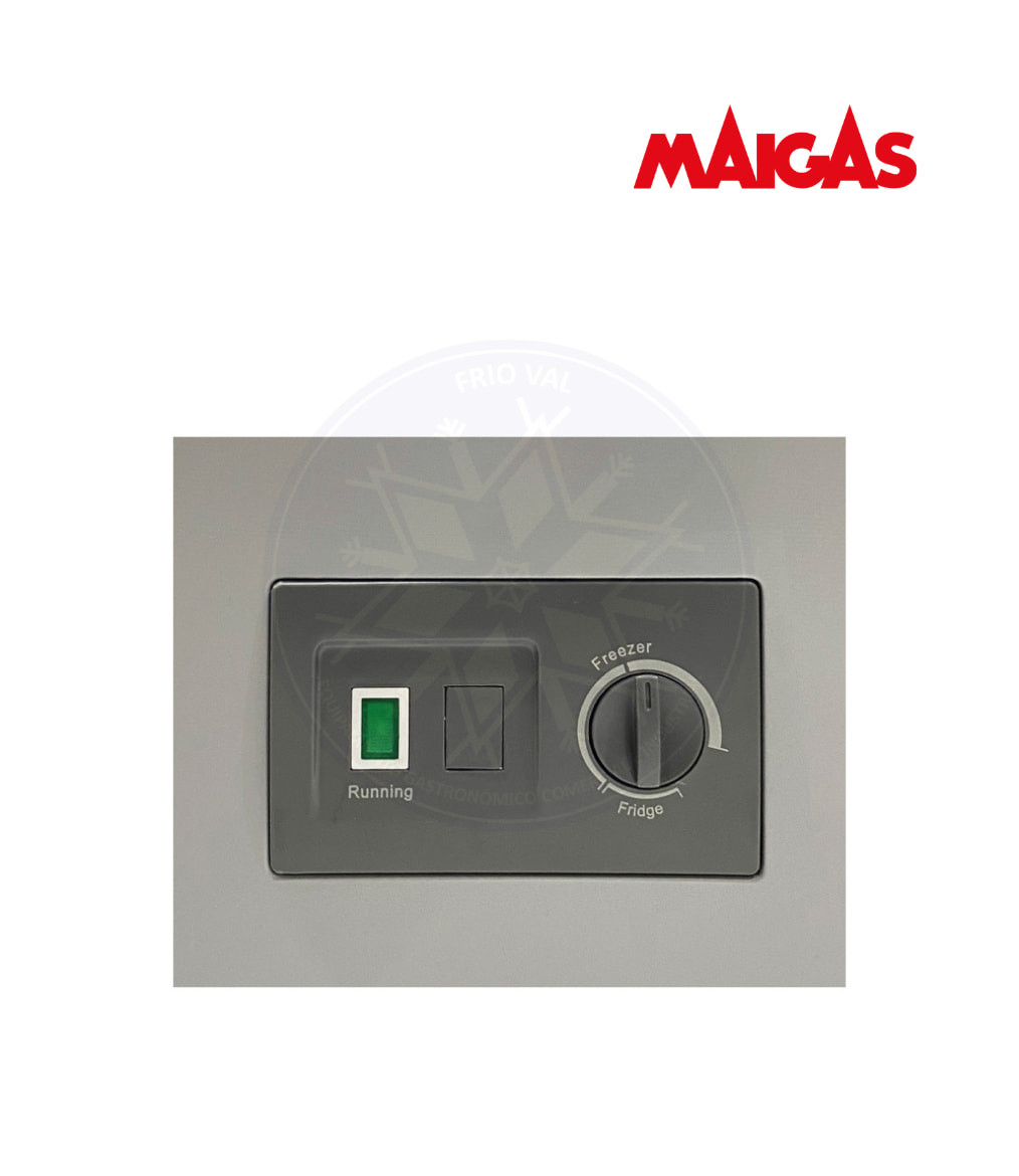 Congelador 100 lt Tapa Dura Gris Maigas - Imagen 3