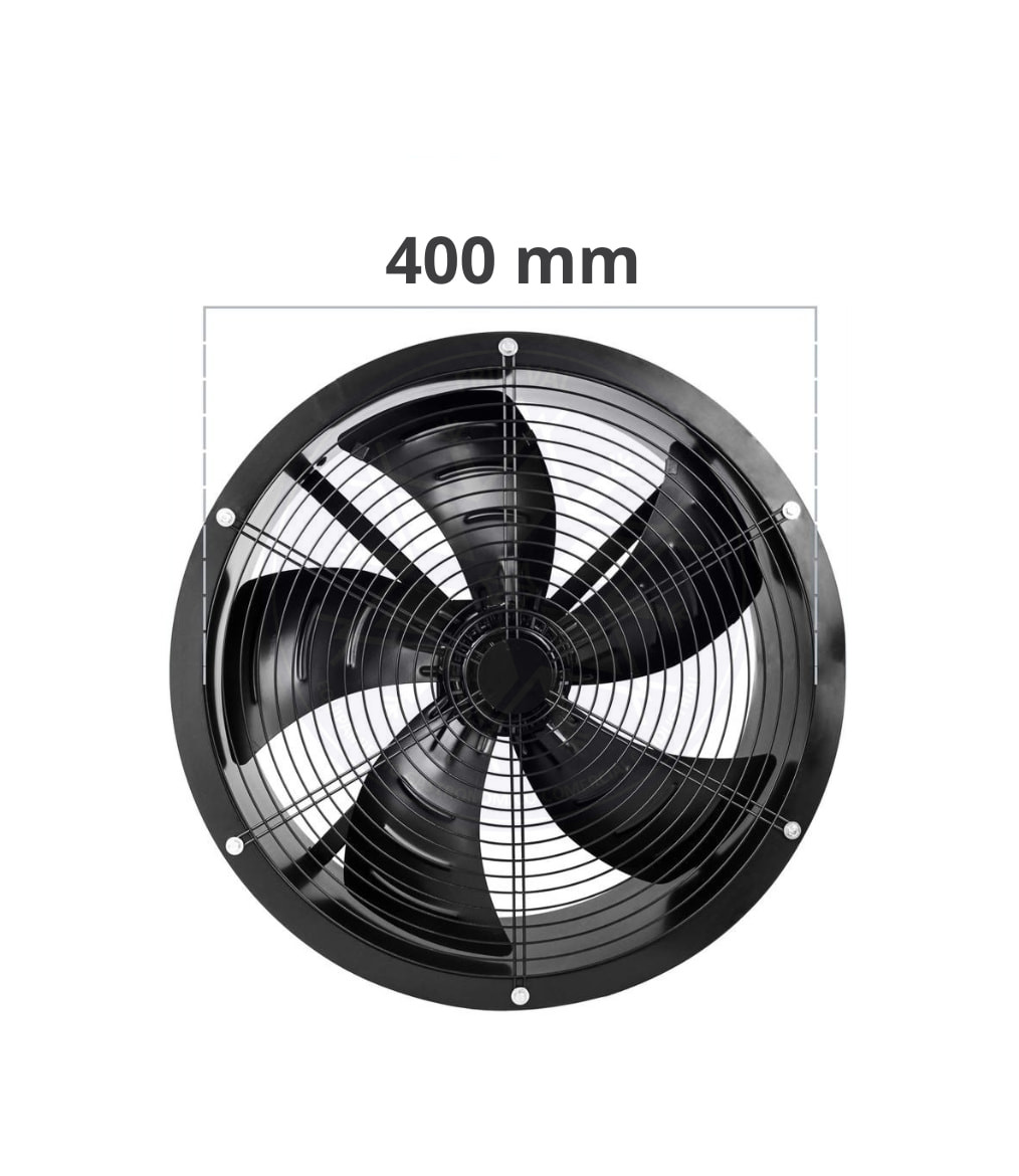 Extractor de Aire 400 mm para Campana - Imagen 2