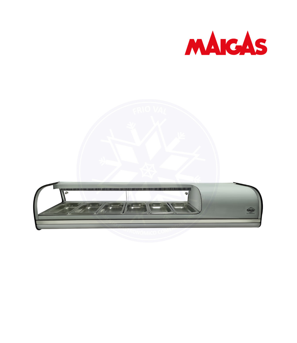 Vitrina para Sushi 1.5 mt Maigas