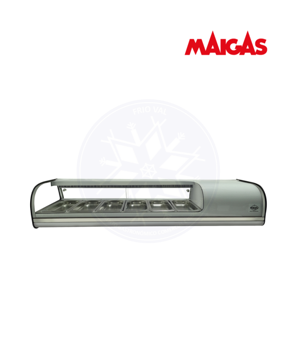 Vitrina para Sushi 1.5 mt Maigas