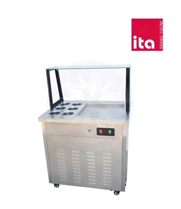 Máquina de Helado Tailandés 6 Depósitos