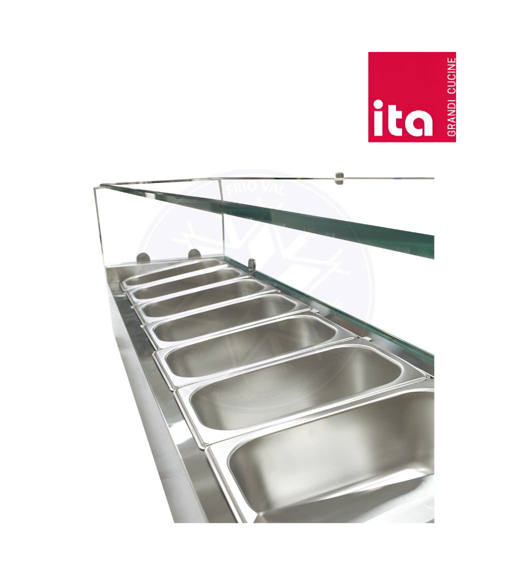 Salsera 7 depósitos sobremesa Ita - Imagen 2