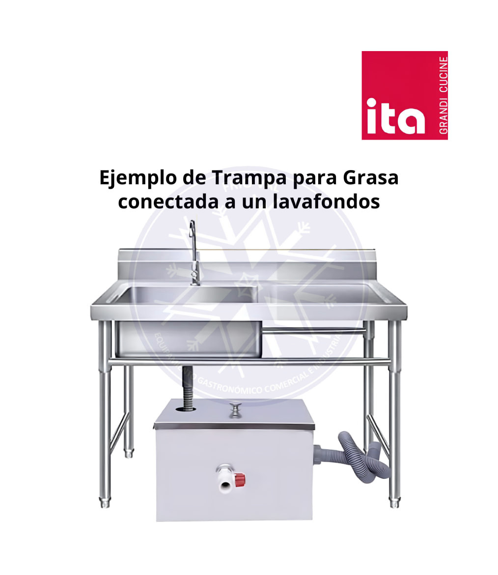 Trampa de Grasa 25 lt Ita - Imagen 3