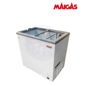 Congelador 167 lt Dual Tapa Vidrio Maigas