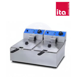 Freidora Eléctrica 2 Depósitos 5.5 lt Sobremesa Ita