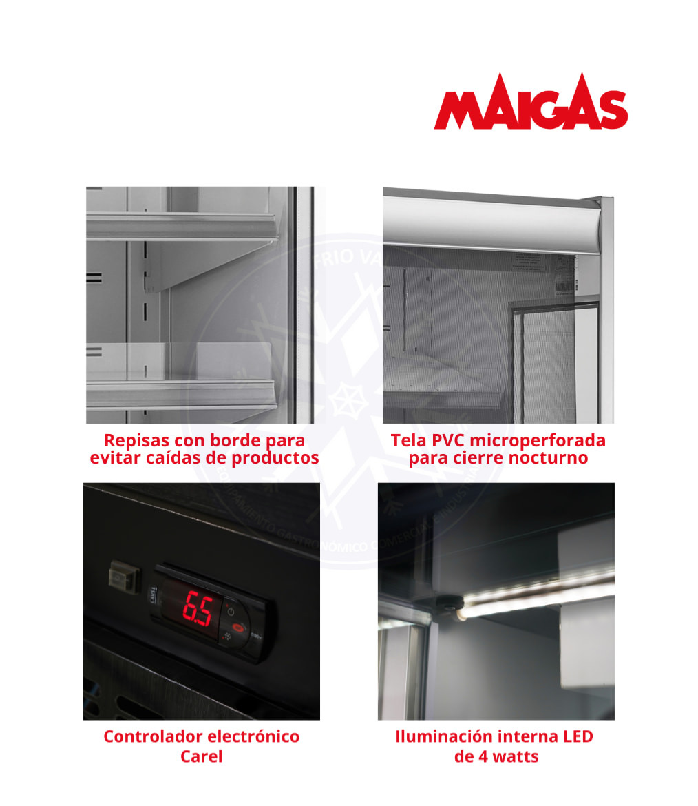 Vitrina Mural 1.3 mt Maigas - Imagen 3